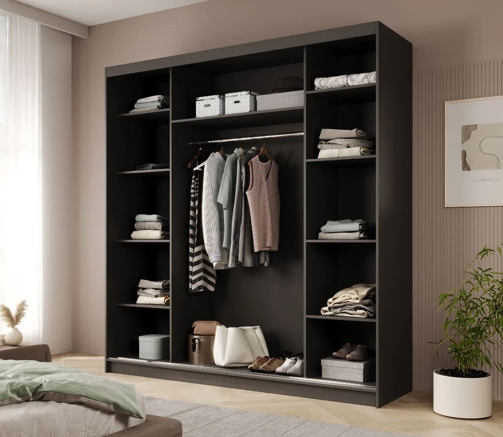 Ντουλάπα Hansa 200 συρόμενη-Mauro