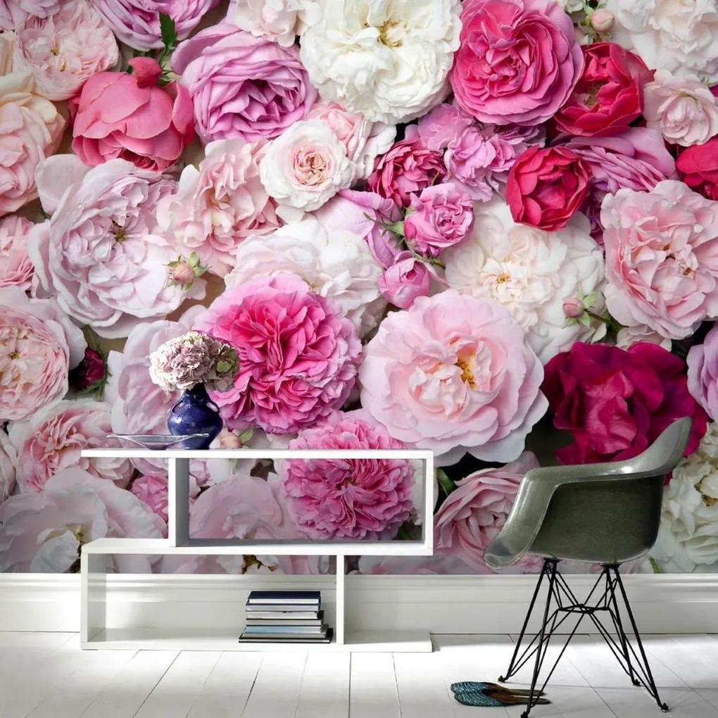 Pink Bouquet Mural