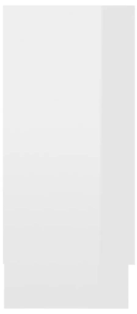 Μπουφές Γυαλιστερό Λευκό 120 x 30,5 x 70 εκ. από Μοριοσανίδα - Λευκό