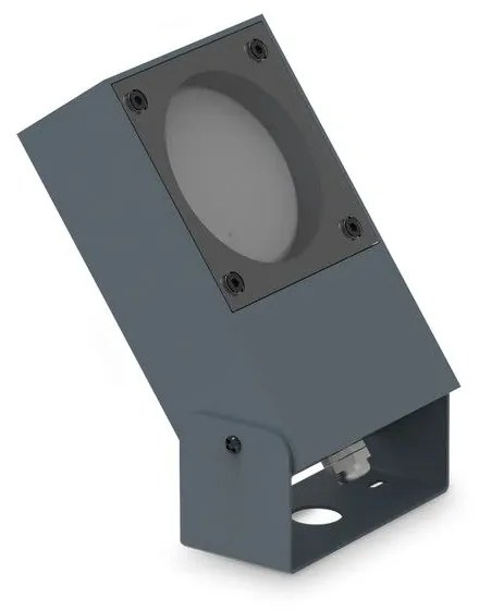Φωτιστικό Δαπέδου Sirio GX53 9W 10x5x19cm Anthracite Ideal Lux