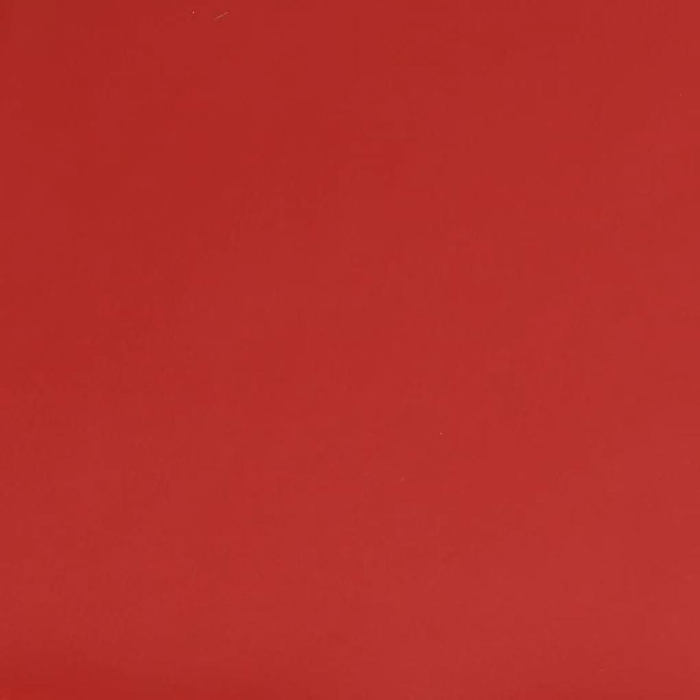 Πολυθρόνα Μασάζ Ηλεκτρική Μπορντό από Συνθετικό Δέρμα - Κόκκινο