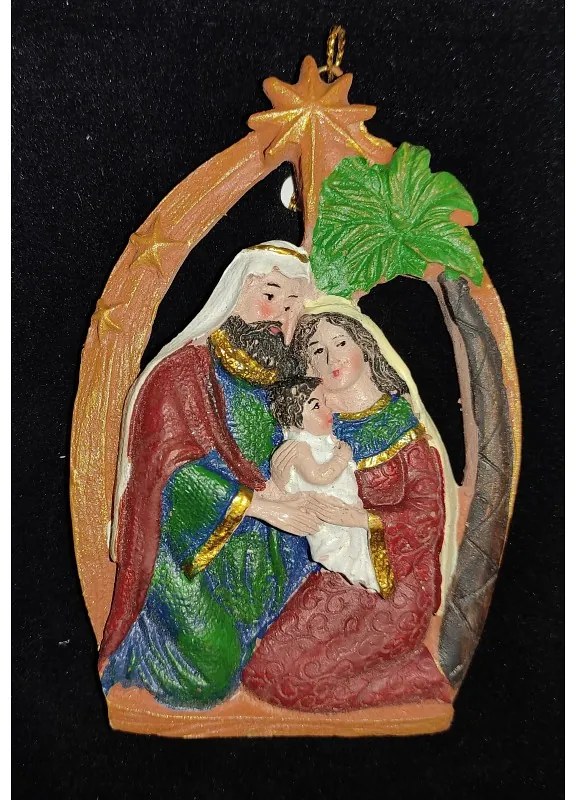 Magic Christmas Στολίδι Κρεμαστό Φάτνη 9.5x11.5cm 600-40615