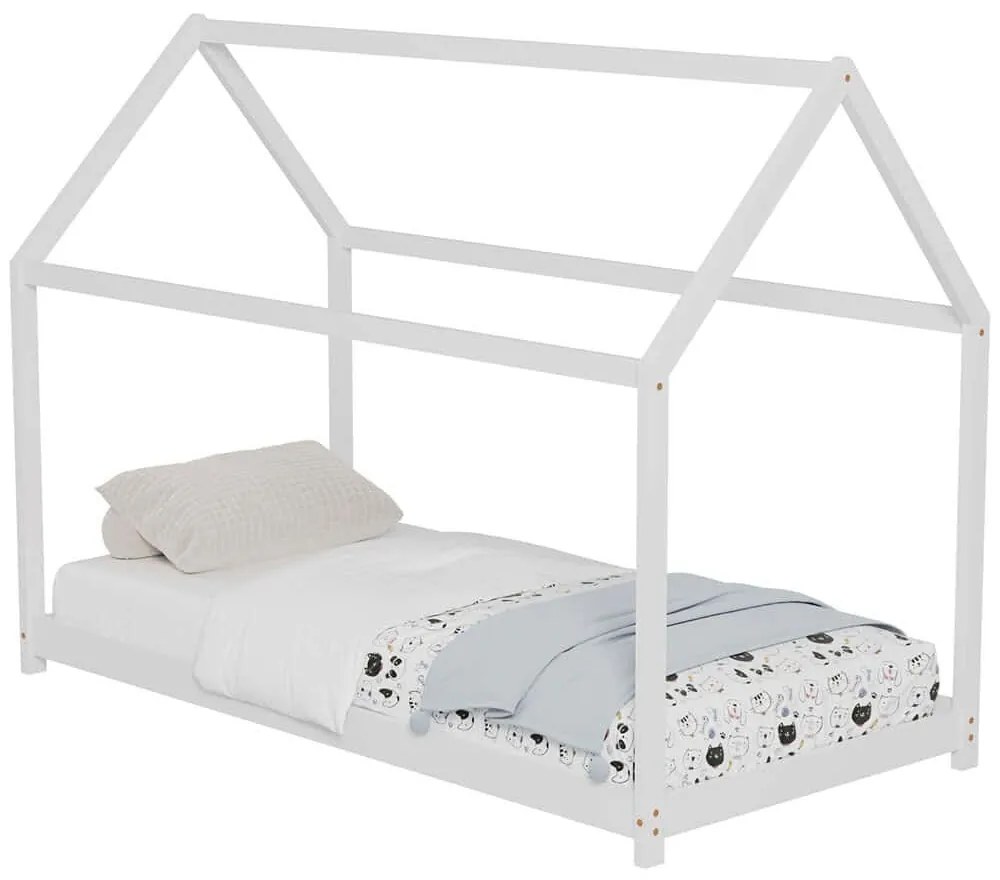 Κρεβάτι Παιδικό Pepe (Για Στρώμα 70x140cm) HM678.03 146x77x128cm White Single