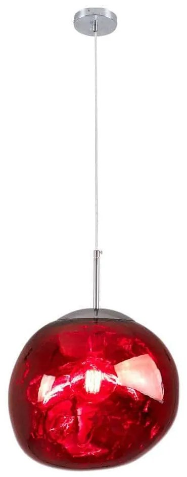 Φωτιστικό Οροφής Dixar 00763 1xΕ27 Φ36x45cm Red GloboStar