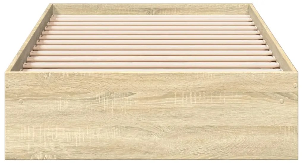 vidaXL Πλαίσιο Κρεβατιού με Συρτάρια Sonoma Δρυς 90x190εκ. Επεξ. Ξύλο