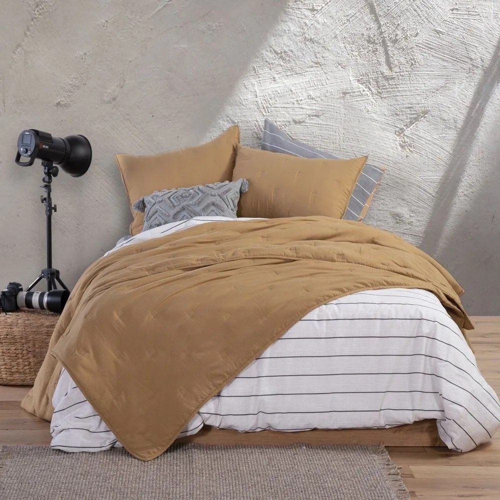 Κουβερλί Marven Honey Nef-Nef Queen Size 230x240cm Microfiber-Polyester