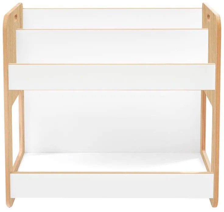 Ραφιέρα Dovere φυσικό-λευκό mdf 56x34x55εκ 56x34x55 εκ.