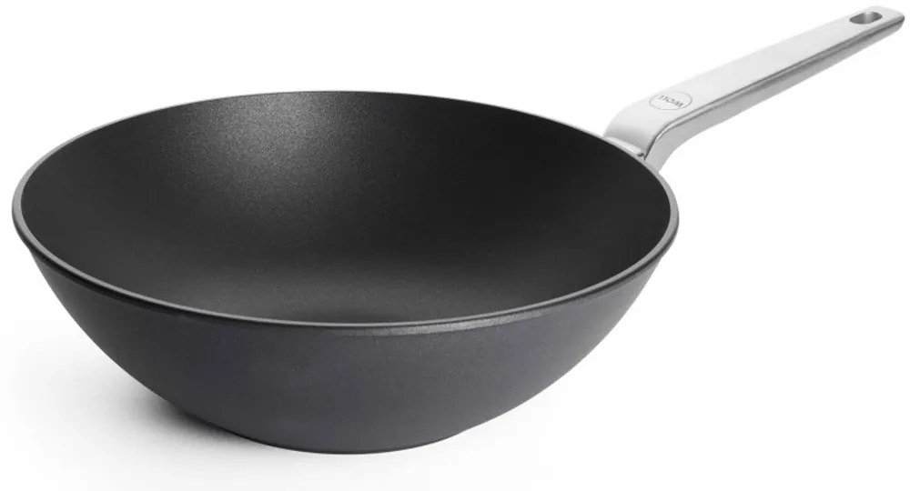Τηγάνι Wok Αντικολλητικό Diamond Lite Pro 21030DLPI 30cm Black Woll 30cm Aluminium