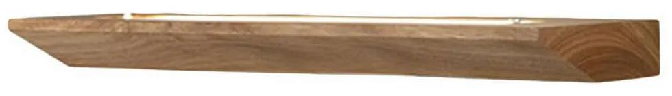 Φωτιστικό Τοίχου - Απλίκα Linus 3663-26-215 27W Led 60cm Oak Fabas Luce Μέταλλο,Ξύλο