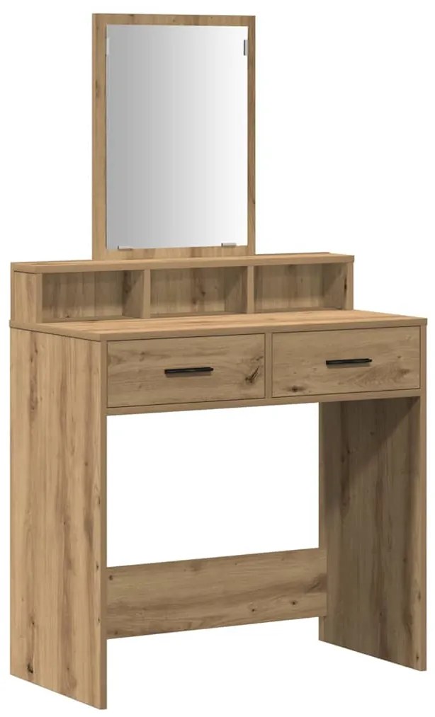 vidaXL Τραπέζι περιποίησης με συρτάρι Artisan Oak 79 x 41 x 140 εκ.
