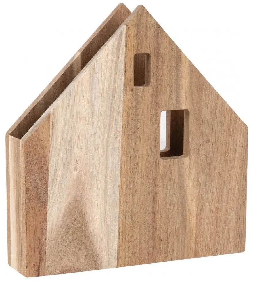 Χαρτοπετσετοθήκη House Large LBTRD0014488 22x21,5x4cm Natural Raeder Ξυλο