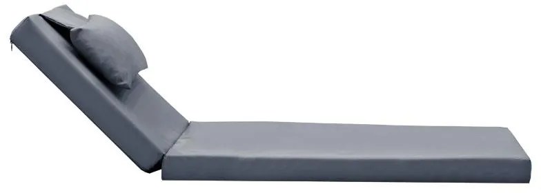 Μαξιλάρι ξαπλώστρας Sadie ύφασμα γκρι 65x185x10εκ 65x185x10 εκ.