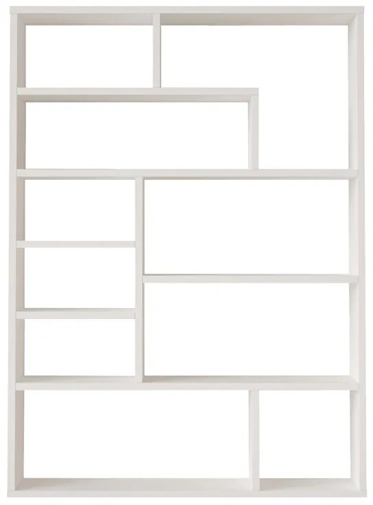 ΒΙΒΛΙΟΘΗΚΗ DECORA PAKOWORLD ΣΕ ΛΕΥΚΗ ΑΠΟΧΡΩΣΗ 90X22X123.6ΕΚ