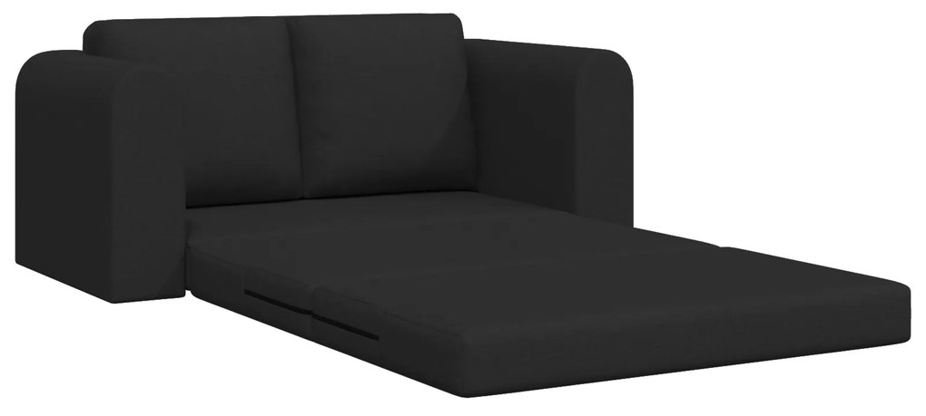 vidaXL Καναπές Κρεβάτι 2 σε 1 Μαύρος 148x71x83 εκ.