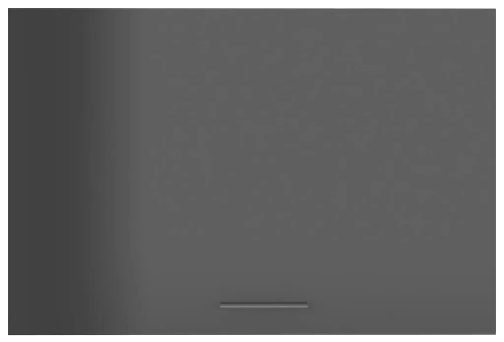 vidaXL Ντουλάπι Κρεμαστό Γυαλιστερό Γκρι 60x31x40 εκ. Μοριοσανίδα