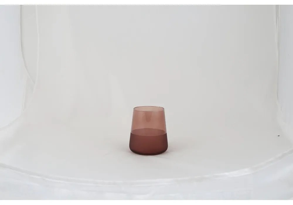 Σετ 4τεμ. Ποτήρια Ουίσκι 420cc Matte Brown - Rakle