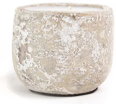 Κεραμικό Κηροπήγιο Mingi White Classic Large (15x15x14) Soulworks 0630063