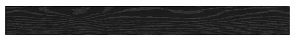 vidaXL Ράφι Βιβλίων 4 pcs Μαύρο 100 x 10 x 1,5 cm Επεξεργασμένο ξύλο