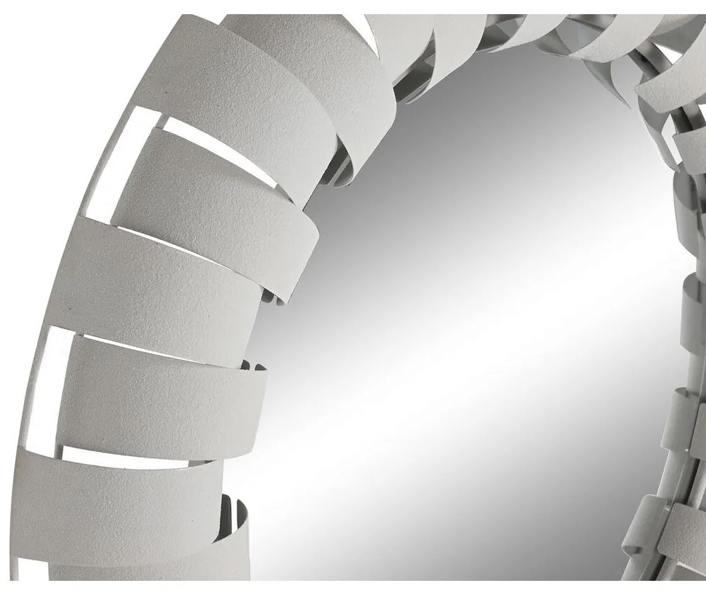 Τοίχο καθρέφτη Home ESPRIT Λευκό Μπεζ Σύγχρονη 87 x 7,5 x 87 cm