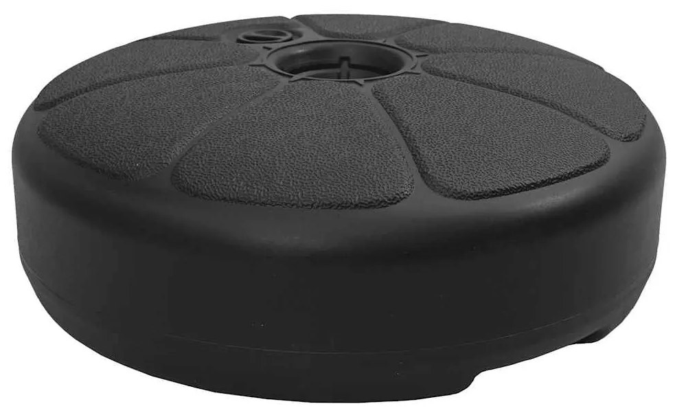 vidaXL Βάση Ομπρέλας Μαύρη 15 Λίτρα για Άμμο / Νερό