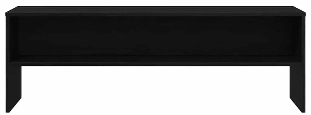 ντουλάπι τηλεόρασης Μαύρη βελανιδιά 120x40x40 cm - Μαύρο