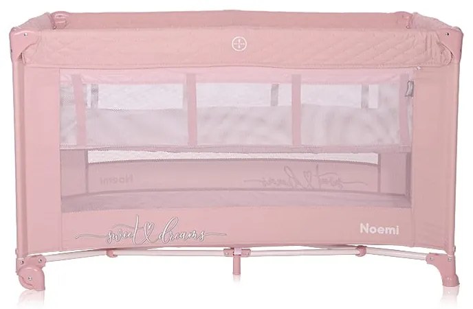 Παρκοκρέβατο NOEMI  2 Layers Mellow Rose Star 10080552219  Lorelli