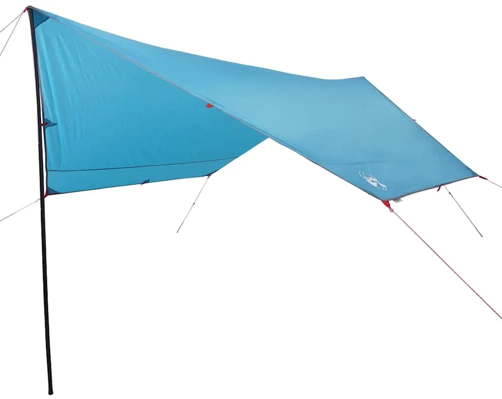 vidaXL Μουσαμάς Κάμπινγκ Αδιάβροχος Μπλε 430x380x210 εκ.