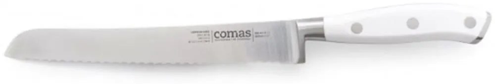 Μαχαίρι Marble Ψωμιού CO08110000 20cm Από Ανοξείδωτο Ατσάλι Silver-White Comas Stainless Steel