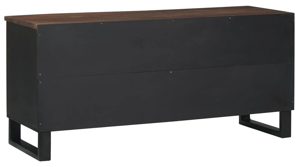 vidaXL Ντουλάπι Τηλεόρασης - 100 x 33.5 x 46 εκ, φτιαγμένο από μασίφ ξύλο μάνγκο.