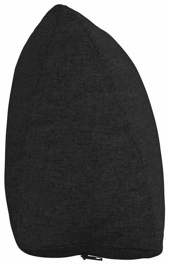 vidaXL Μαξιλάρι Πλάτης Μαύρο 60 x 20 x 50 εκ. ύφασμα