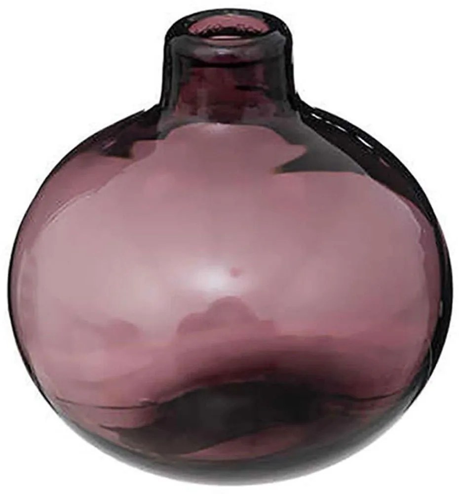 Βάζο Μπουλ 07.189165B Φ12x11cm Purple Glass