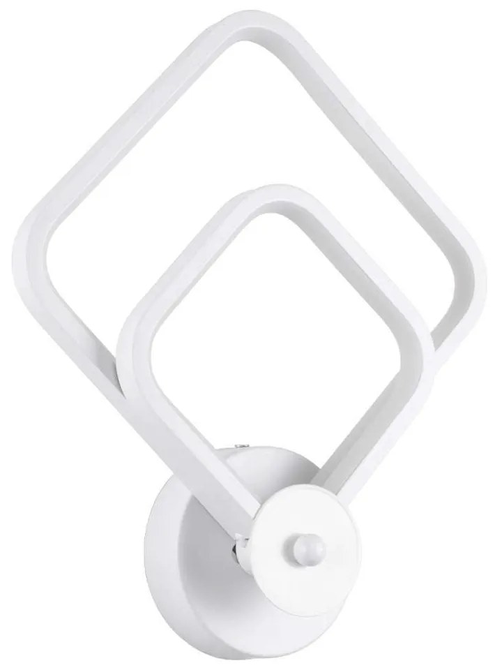 Φωτιστικό Τοίχου - Απλίκα Anna 61086 Led 15W 25x8x30cm White GloboStar Aluminium