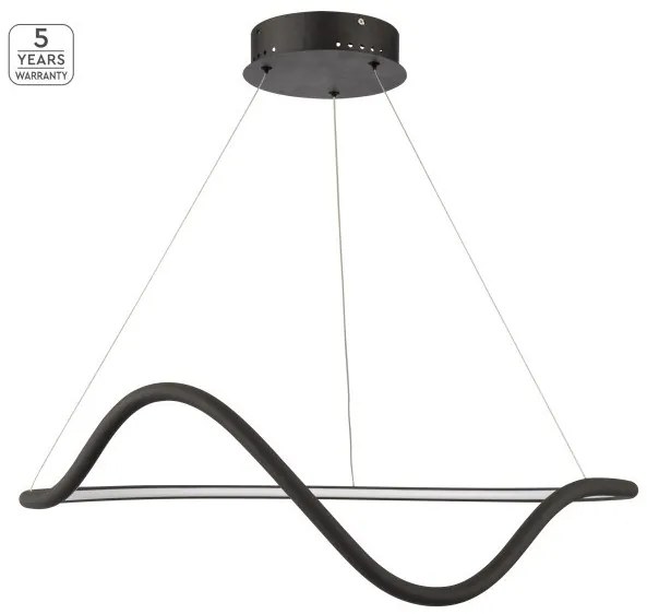 Κρεμαστό Φωτιστικό Οροφής LED 49W Μαύρο Krishna 77-8166 Homelighting-77-8166-Μαύρο 77-8166