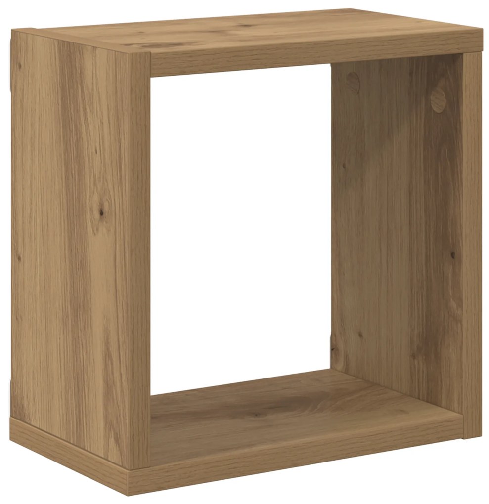 vidaXL Ράφια Τοίχου Καρυδιά MDF 26 x 15 x 26 εκ. Τοποθέτηση στον τοίχο