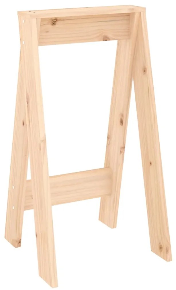 vidaXL Σκαμπό 2 τεμ. 40 x 40 x 75 εκ. από Μασίφ Ξύλο Πεύκου