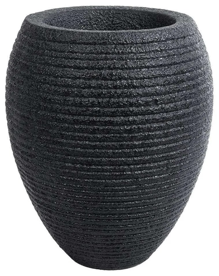 Κασπώ Δαπέδου Nashville 20716 Φ40x50cm Black GloboStar Cement