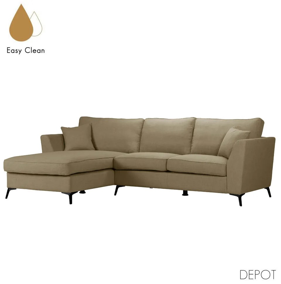Liberta BOEL ΚΑΝΑΠΕΣ ΓΩΝΙΑ ΑΡΙΣΤΕΡΗ BEIGE 280x170xH92cm 280x170xH92cm 71-0163