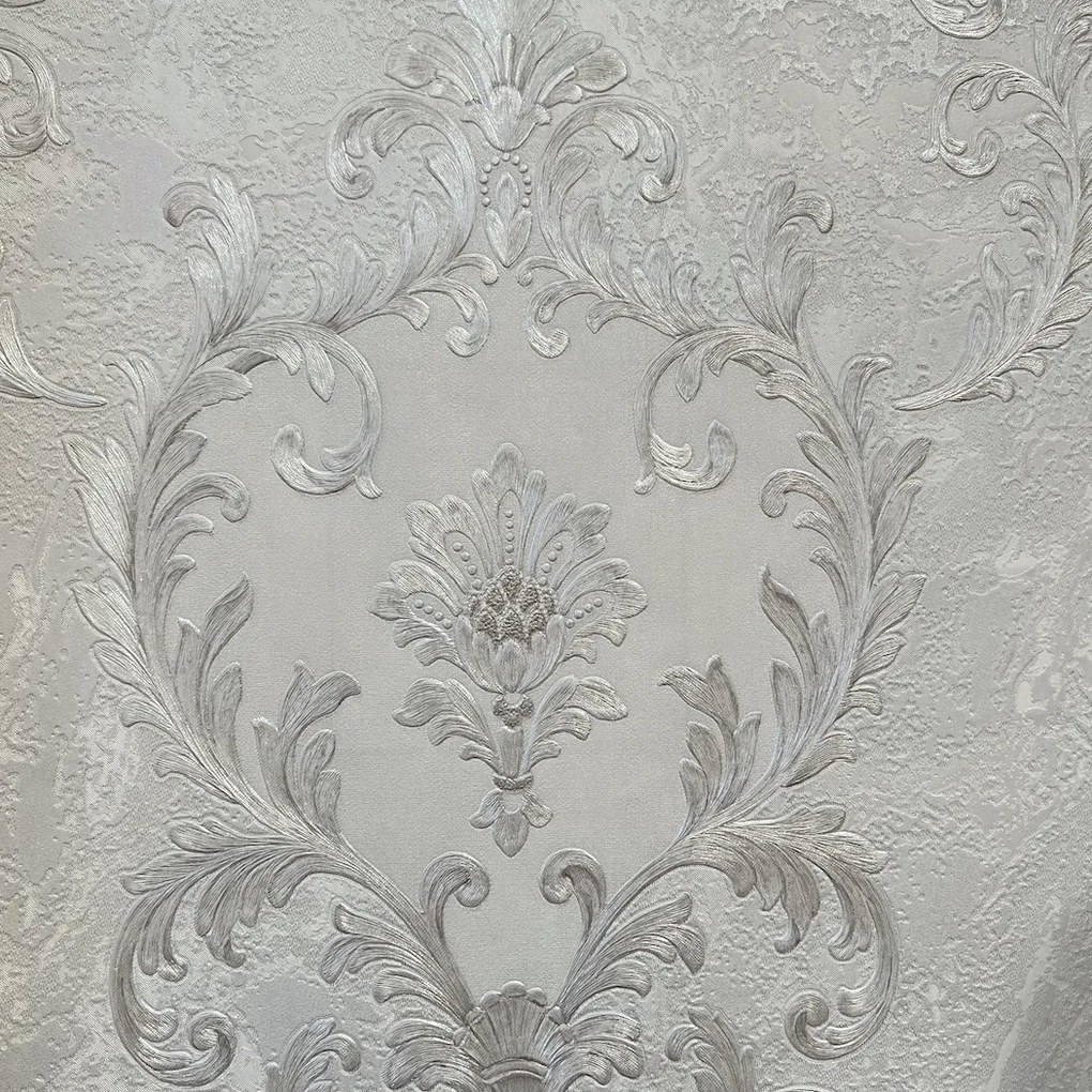 Διπλόφαρδη Ανάγλυφη  Ταπετσαρία Barock C283605 1.06m x 10.05m