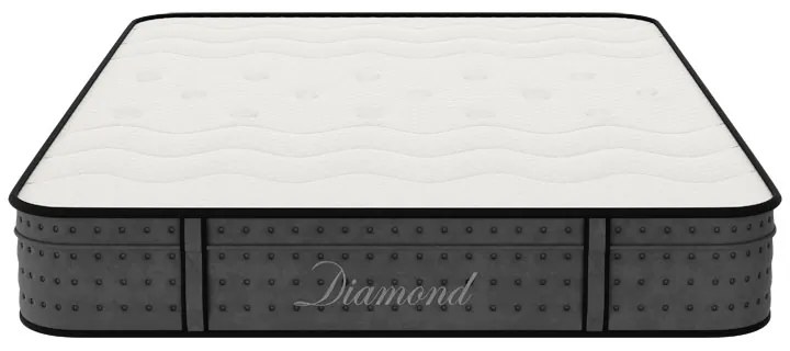 Στρώμα Diamond pakoworld pocket spring+gel memory foam 25-27cm 150x200εκ - 100-000009 - 100-000009