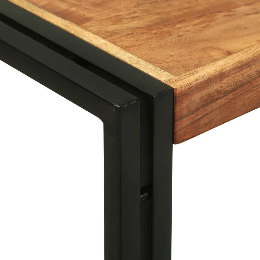 vidaXL Τραπέζι κονσόλας Καφέ 120 x 33 x 75 εκ Μασίφ ξύλο ακακίας