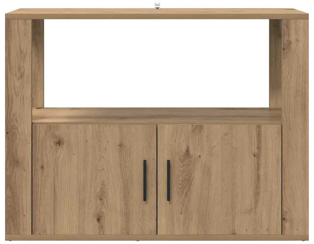 vidaXL Πλαϊνό γραφείο artisan δρυς 80 x 30 x 60 cm Επεξεργασμένο ξύλο