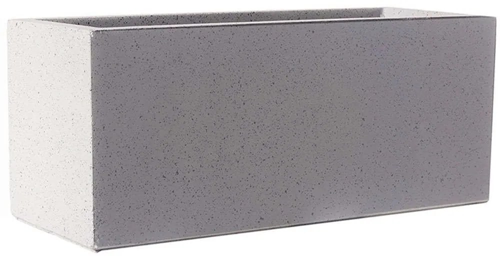 Κασπώ Πήλινο Stone A-3170-8 50x20x20cm Grey Supergreens Clay