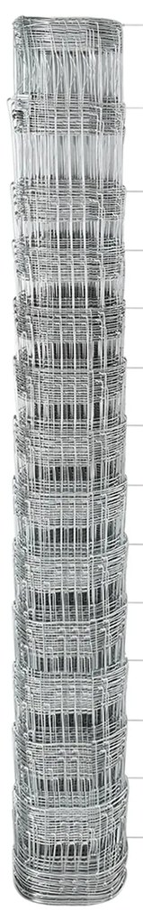 vidaXL Φράκτης 1,4x50 μ Γαλβανισμένος Χάλυβας