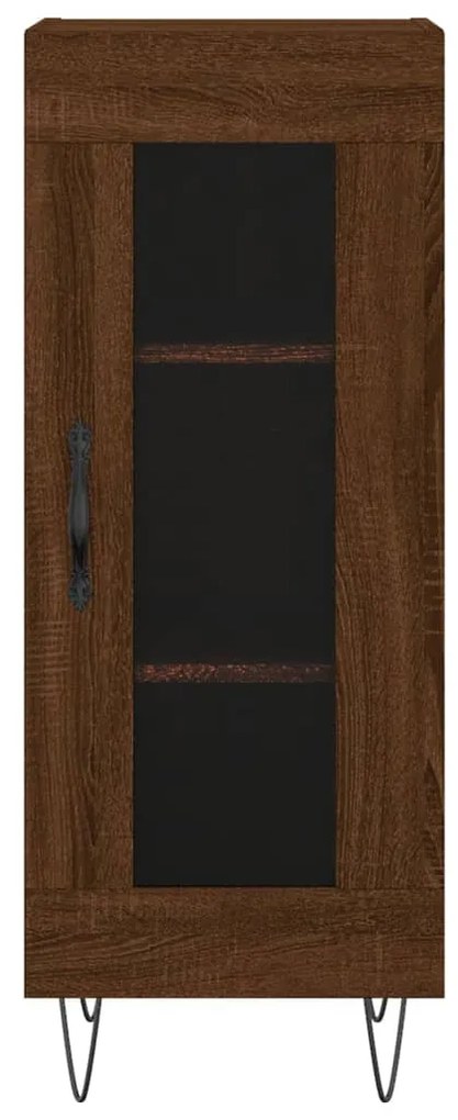 vidaXL Ντουλάπι Καφέ Δρυς 34,5 x 34 x 90 εκ. Επεξεργασμένο Ξύλο