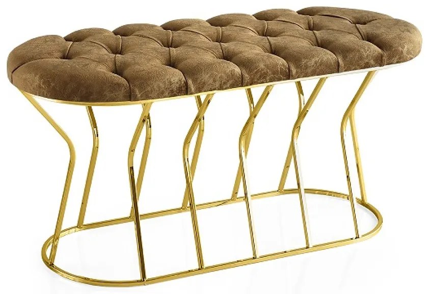 MULTIHOME ΣΚΑΜΠΟ VEGAS ΚΑΦΕ ΜΕ ΠΟΔΙΑ ΧΡΥΣΑ 46x39x96 644-G1 951-027-1062