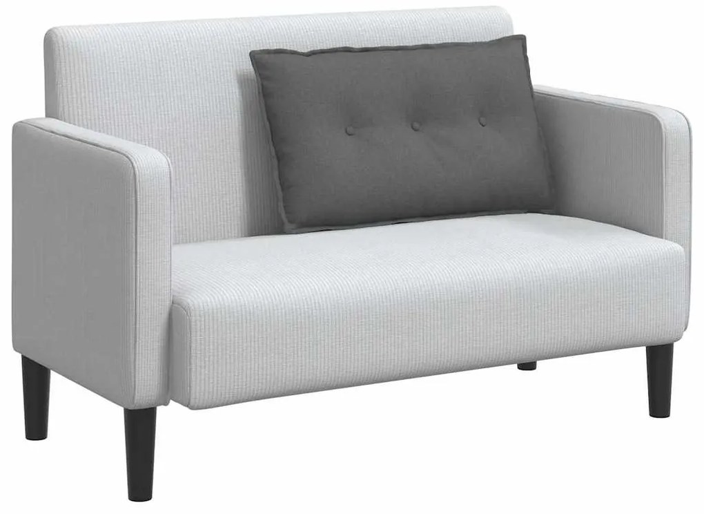 vidaXL Μαξιλάρι Πλάτης Σκούρο Γκρι 80 x 19 x 50 εκ ύφασμα