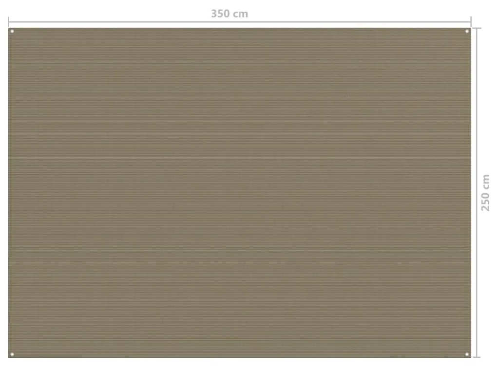 Χαλί Σκηνής Taupe 250 x 350 εκ.