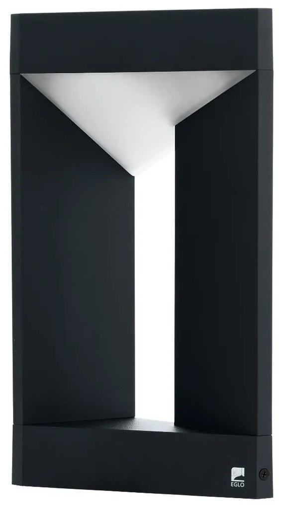 Φωτιστικό Επιδαπέδιο Ύψος 38 εκ.IP54 Led 10w 900lm Warm White Μαύρο-Λευκό Eglo Nembro 98749