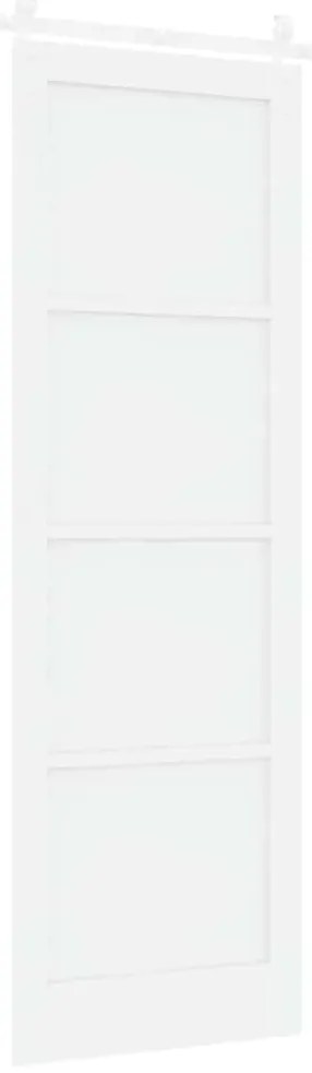 vidaXL Συρόμενη Πόρτα Λευκό 78 x 232 cm