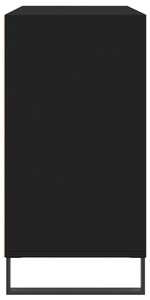 Ραφιέρα Μαύρη 103,5 x 35 x 70 εκ. από Επεξεργασμένο Ξύλο - Μαύρο